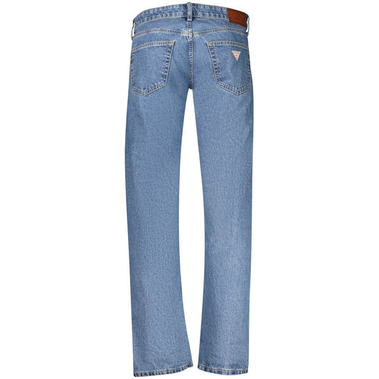Guess Jeans Blu Cotton Men's Jeans