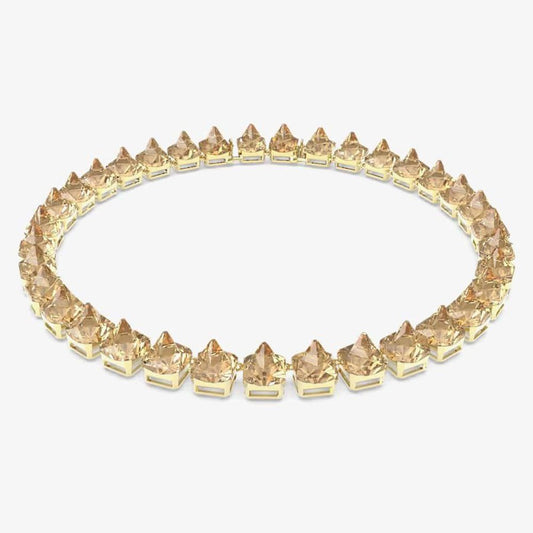 Swarovski Gold Stainless Steel Necklace