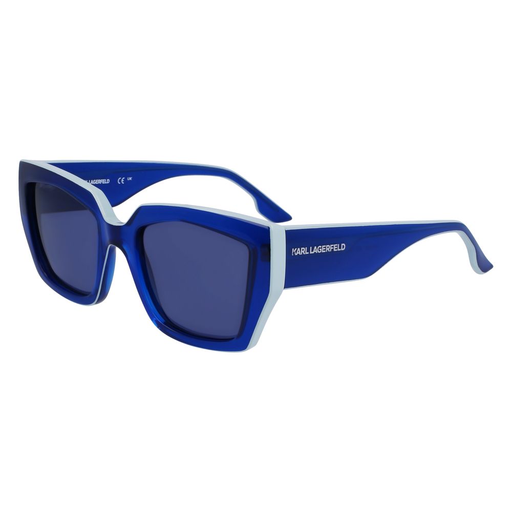 Karl Lagerfeld Blue Injected Sunglasses