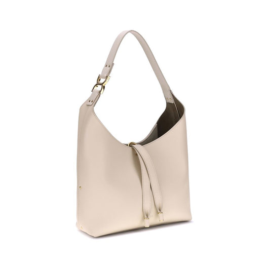 Chloé Beige Calf Leather Bos Taurus Shoulder Bag