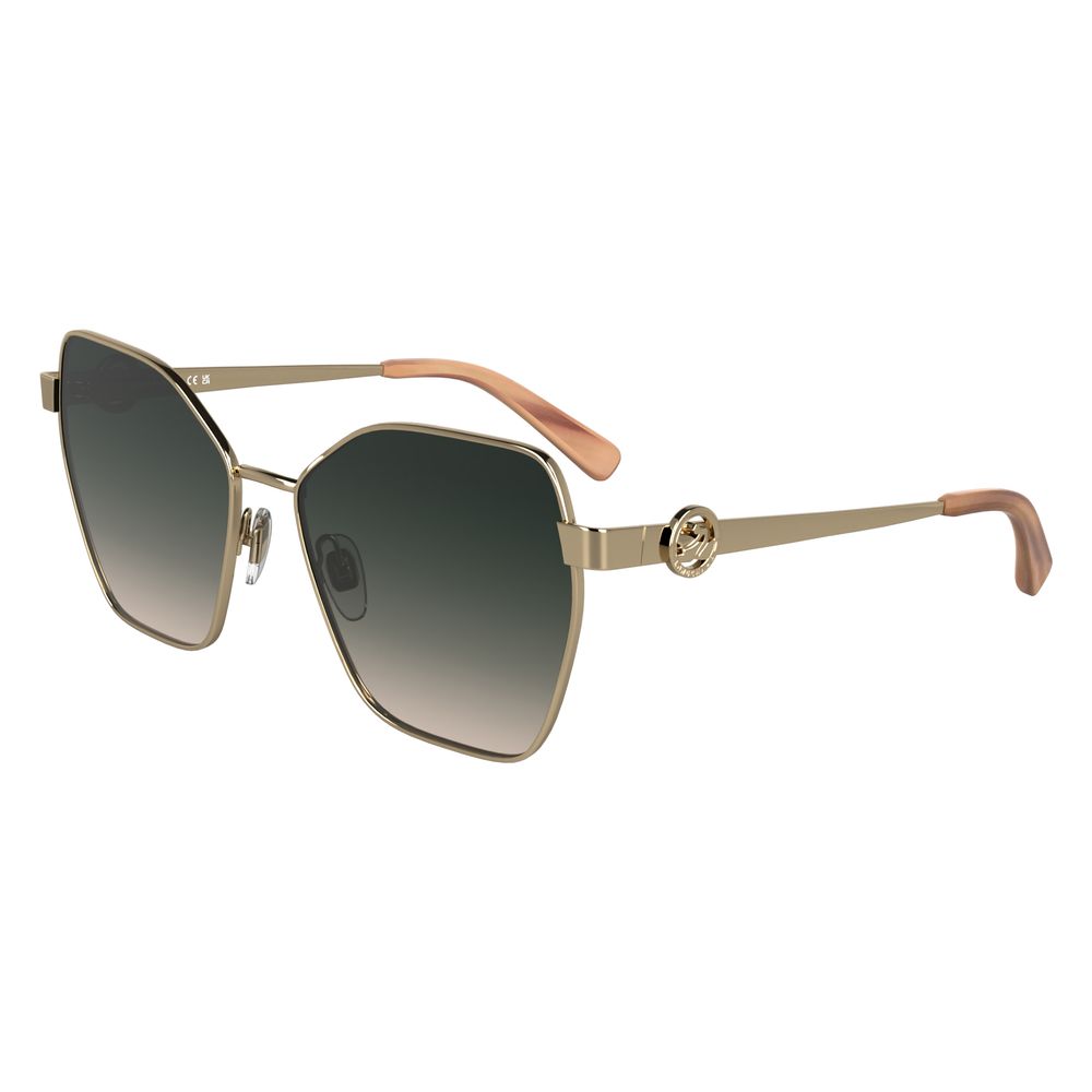 Longchamp Gold Metal Sunglasses