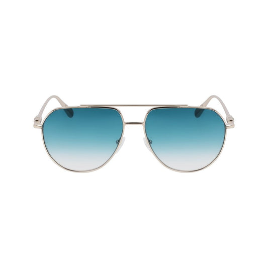 Longchamp Gold Metal Sunglasses