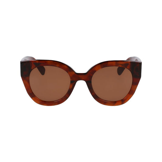 Longchamp Brown Acetate Sunglasses