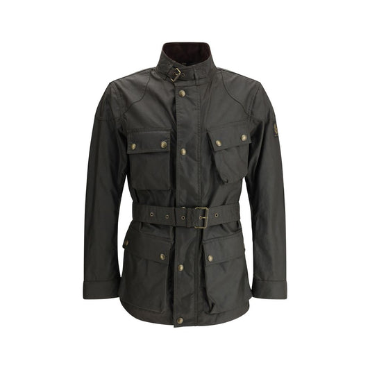 Belstaff Bicolor Cotton Rain Coat