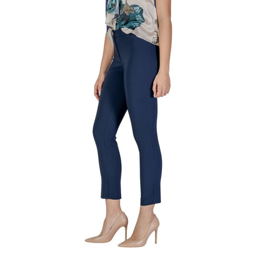 Rinascimento Blue Polyester Dress Pants