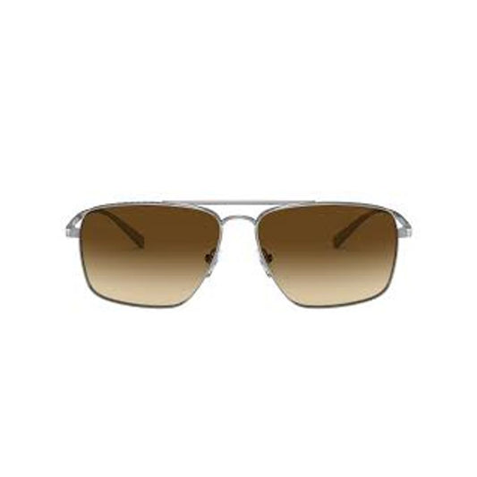 Versace Gray Metal Sunglasses