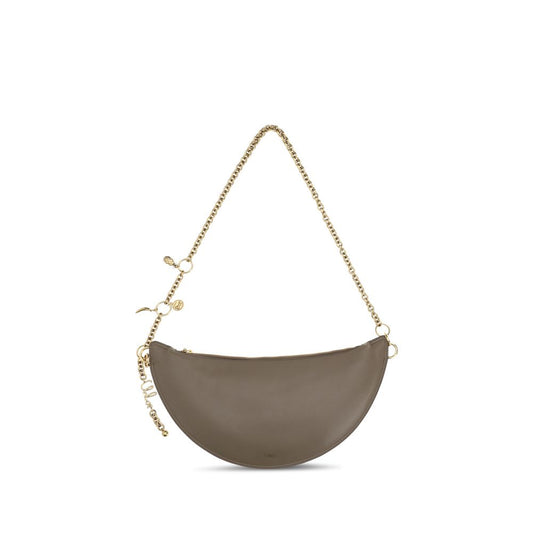 Chloé Gray Calf Leather Bos Taurus Shoulder Bag
