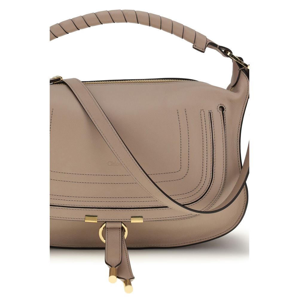 Chloé Gray Calf Leather Bos Taurus Shoulder Bag