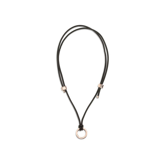 Brunello Cucinelli Brown Calf Leather Bos Taurus Keychain