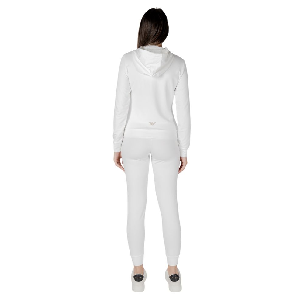 EA7 Emporio Armani Cream Polyester Tracksuit