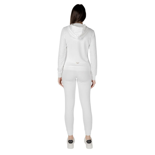 EA7 Emporio Armani Cream Polyester Tracksuit