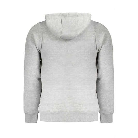 Norway 1963 Grigio Cotton Male Sweatshirt with Hood