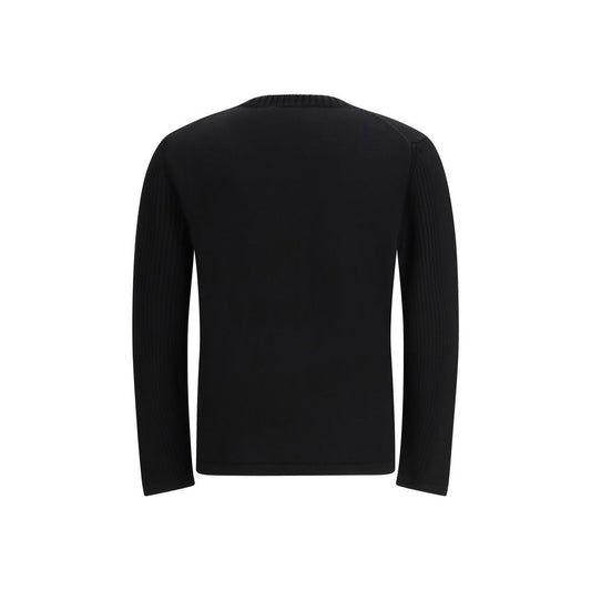 Prada Black Fleece Wool Sweatshirt