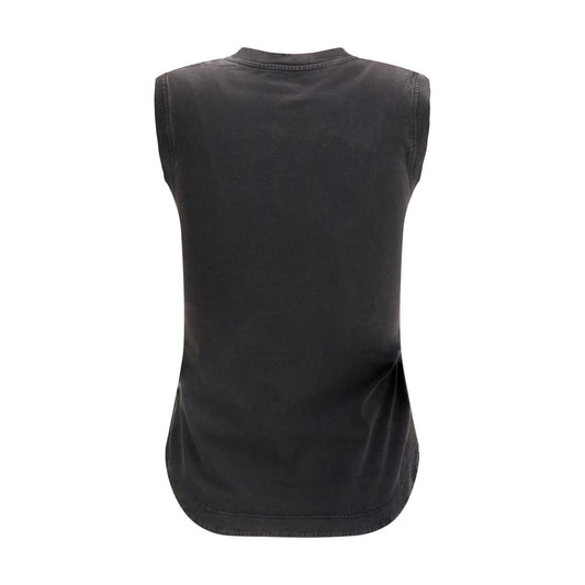 The Attico Black Cotton Top