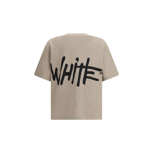 Off-White Beige Cotton Sportswear