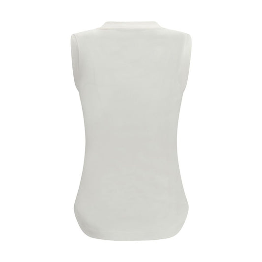The Attico White Cotton Top