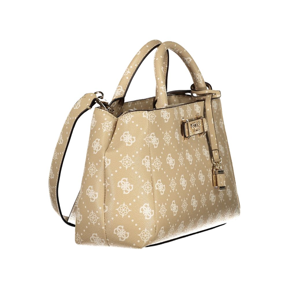Guess Jeans Beige Polyurethane Women Handbag