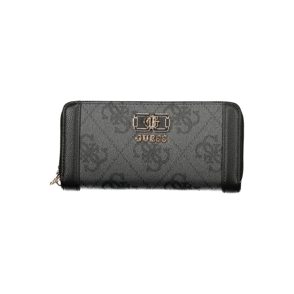 Guess Jeans Black Polyurethane Women Wallet