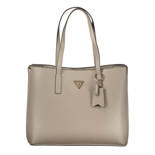 Guess Jeans Grigio Poliuretano Women's Handbag