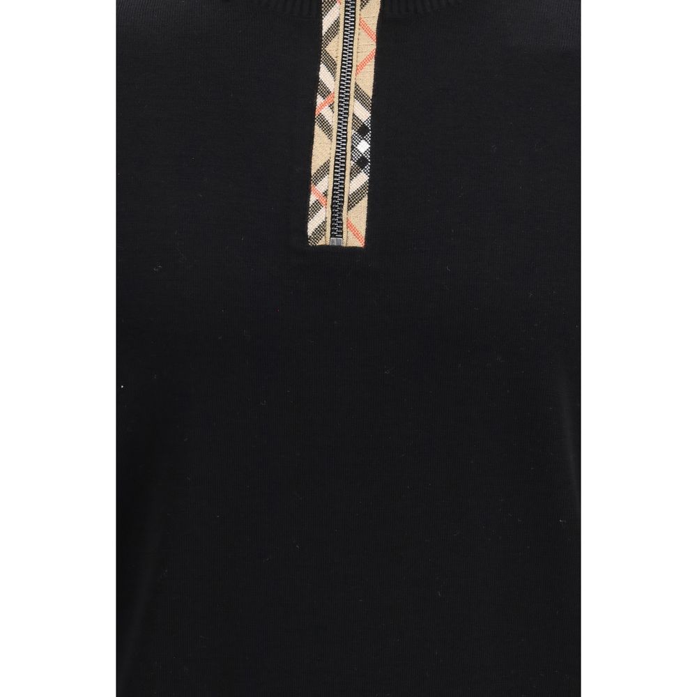 Burberry Black Wool Sweatshirt