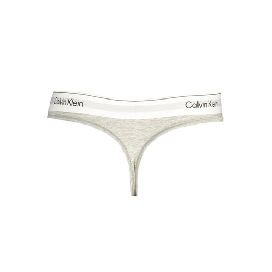 Calvin Klein Grigio Cotton Women Thong