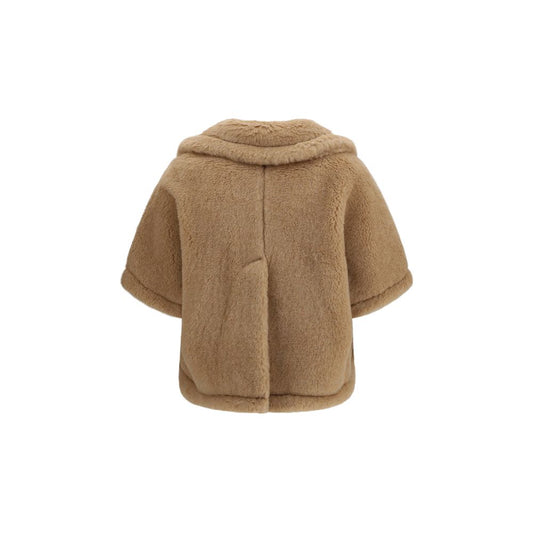 Max Mara Beige Alpaca Vicugna Pacos Coat