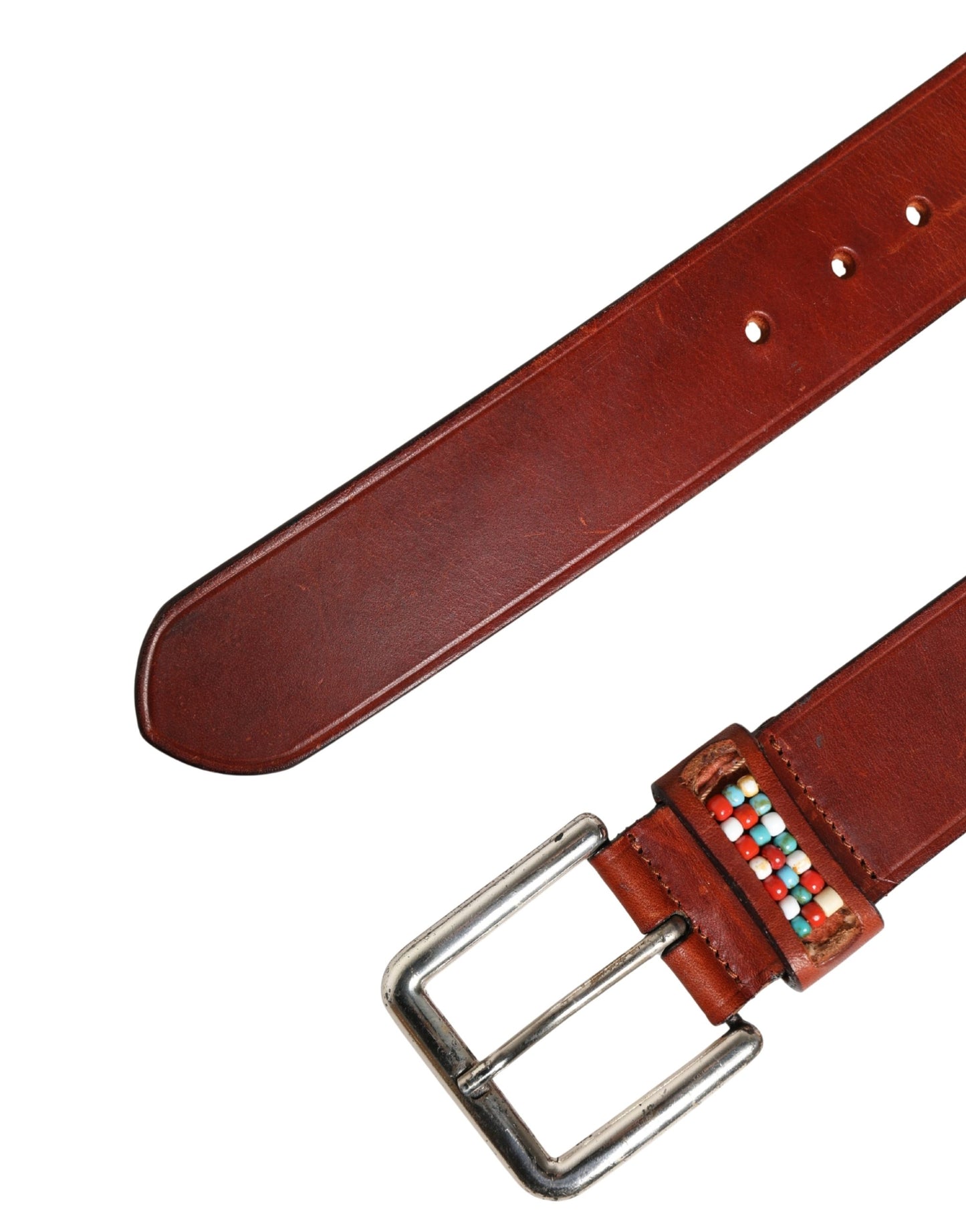 GF Ferre Bordeaux Wide Leather Waist Gold Silver Buckle Belt