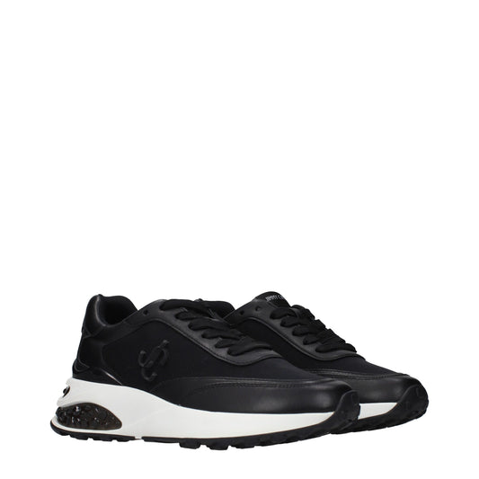 Jimmy Choo Black Fabric Athletic Sneakers