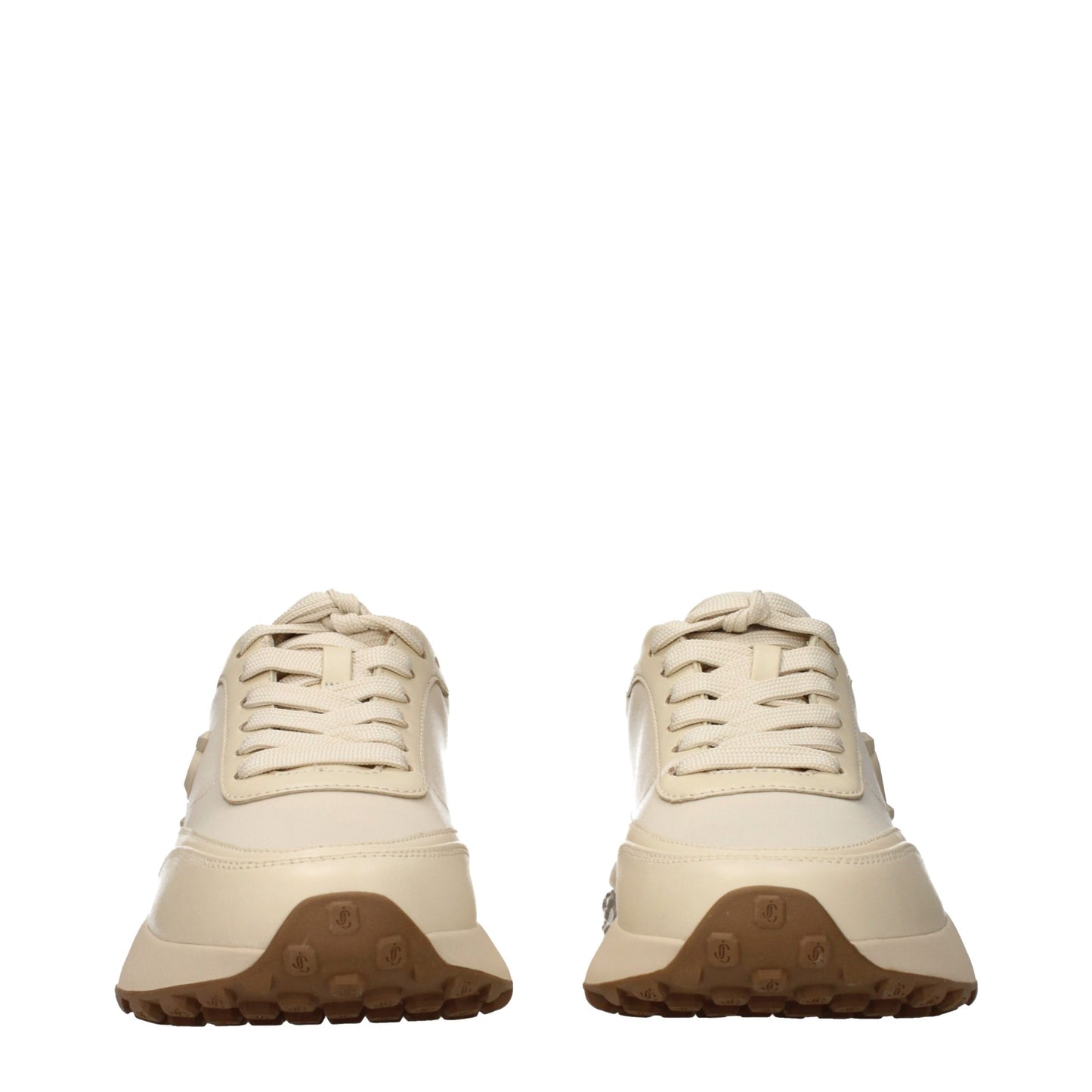 Jimmy Choo Beige Fabric Chunky Sneakers