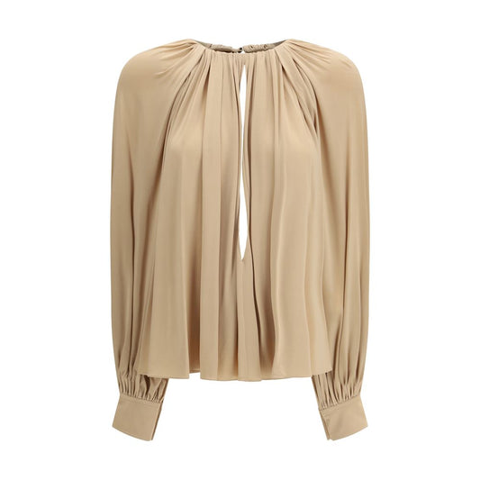 Ferragamo Beige Viscose Blouse