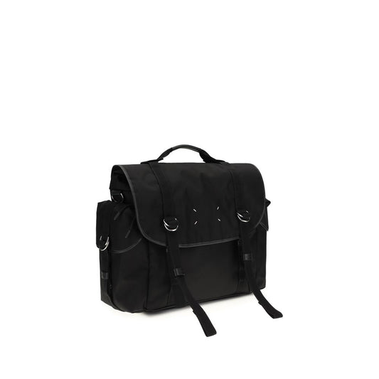 Maison Margiela Black Calf Leather Bos Taurus Shoulder Bag