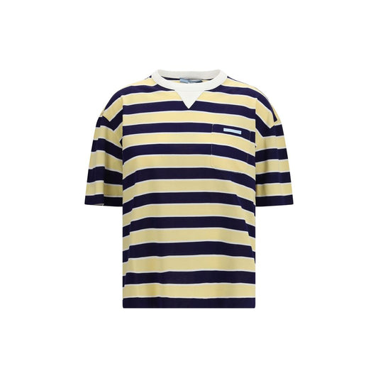 Prada Bicolor Cotton T-Shirt