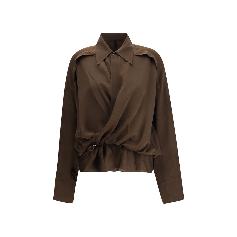 Petar Petrov Brown Silk Blouse