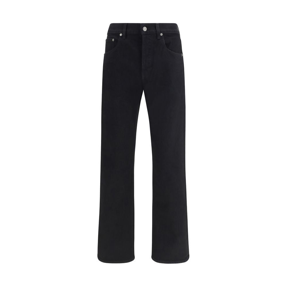 Golden Goose Black Cotton Slim Fit Jeans