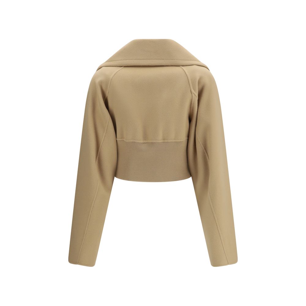 Max Mara Beige Fleece Wool Clothing