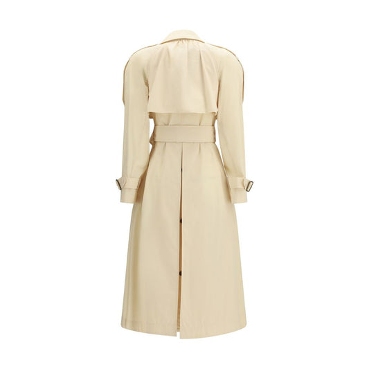 Burberry Beige Polyester Trench Coat
