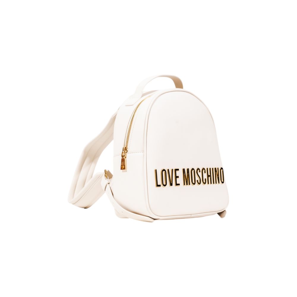 Love Moschino Beige Polyethylene Backpack