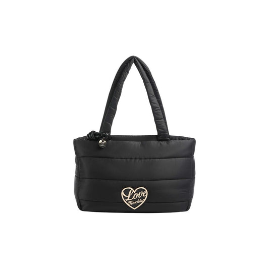 Love Moschino Black Nylon Handbag