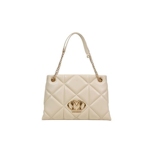 Love Moschino Beige Artificial Leather Handbag
