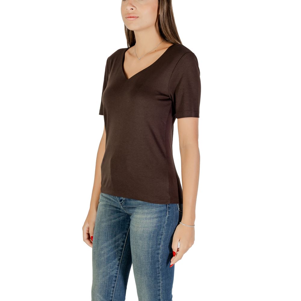 Street One Brown Cotton T-Shirt
