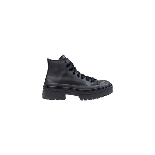 Converse Black Leather Ankle Boots