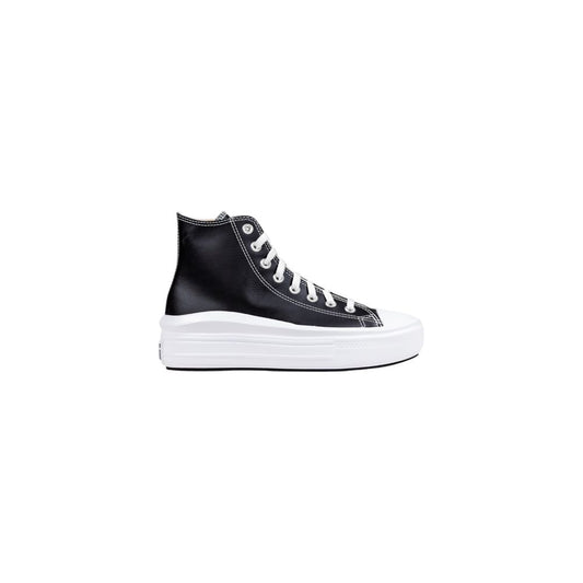 Converse Black Synthetic Platform Sneakers