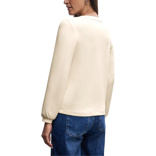 Street One Beige Modal Sweatshirt