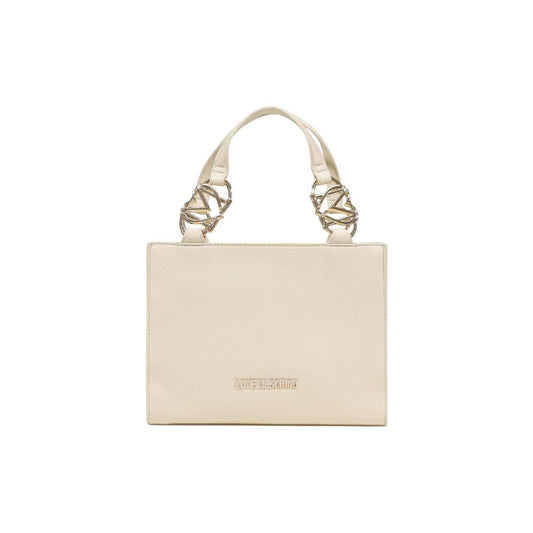 Love Moschino Beige Polyethylene Handbag