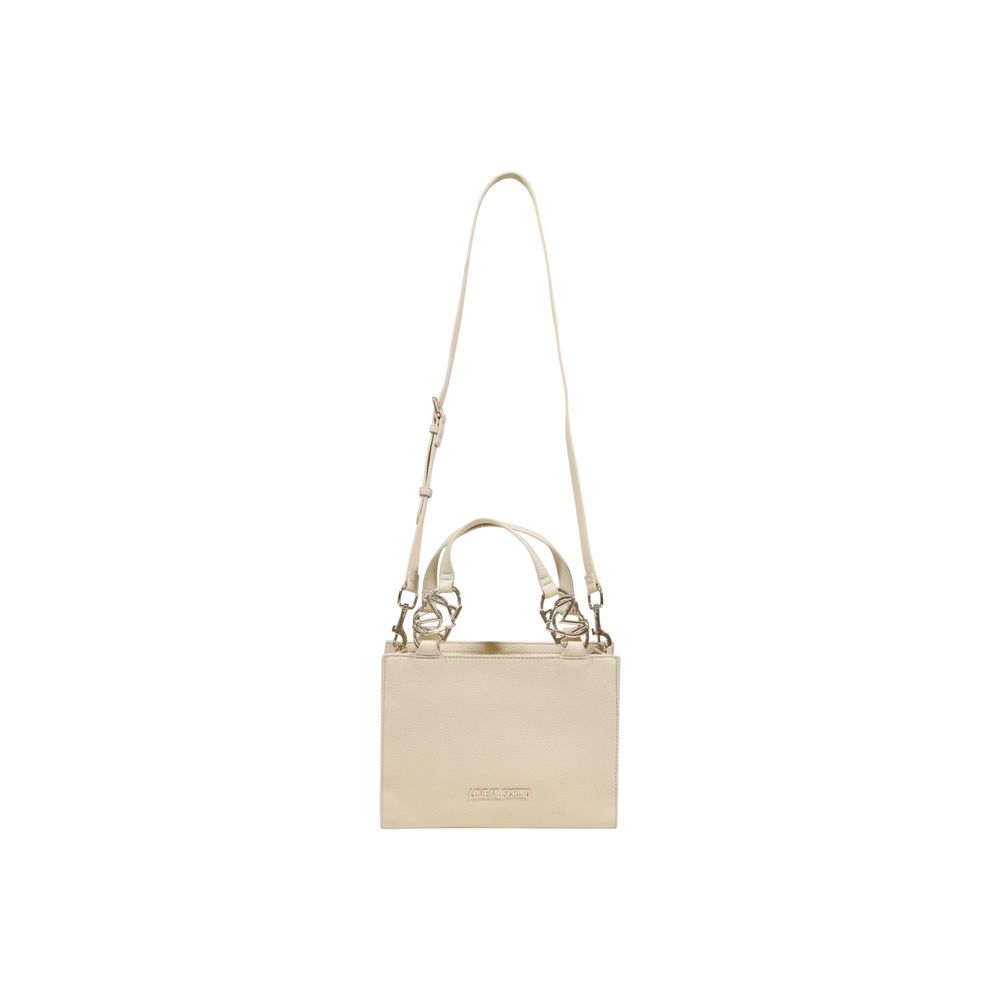 Love Moschino Beige Polyethylene Handbag