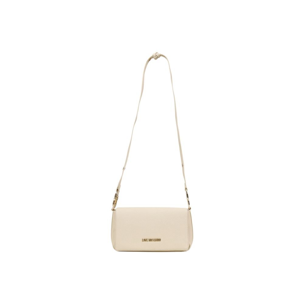 Love Moschino Beige Polyethylene Handbag