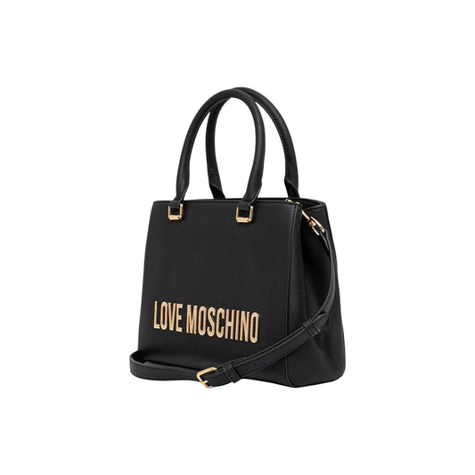 Love Moschino Bicolor Polyethylene Handbag