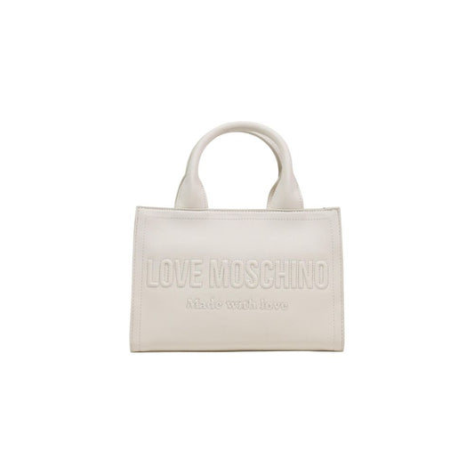 Love Moschino Beige Polyethylene Handbag