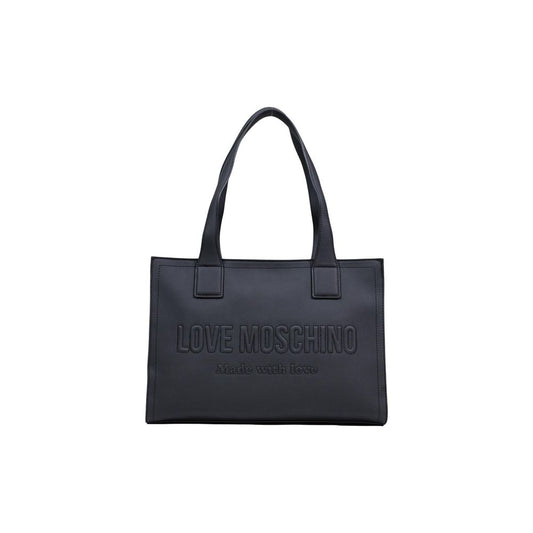 Love Moschino Black Polyethylene Handbag