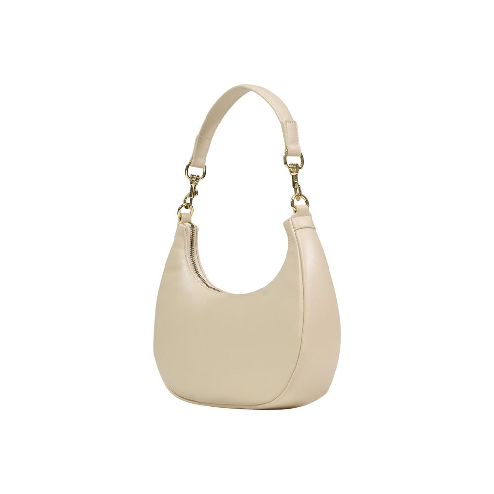 Love Moschino Cream Polyethylene Handbag